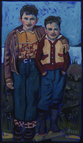 Brothers  22 x 38
oil on panel
$2100