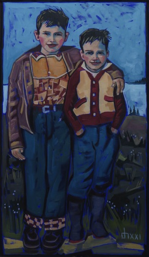 Brothers  22 x 38
oil on panel
$2100