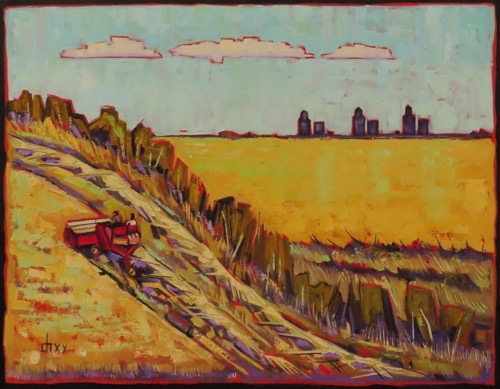 Swathing
28 x 36 oil on canvas $1100